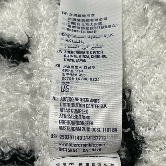 Abercrombie Kids XL Woman's XS/S Fuzzy Eyelash Striped Sweater - Picture 6 of 10